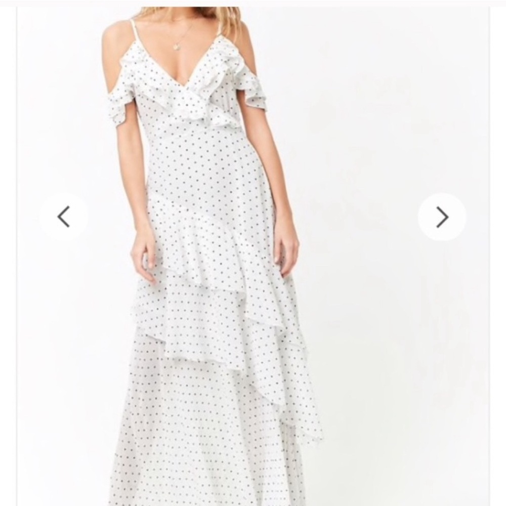 Forever 21 polka dot maxi dress